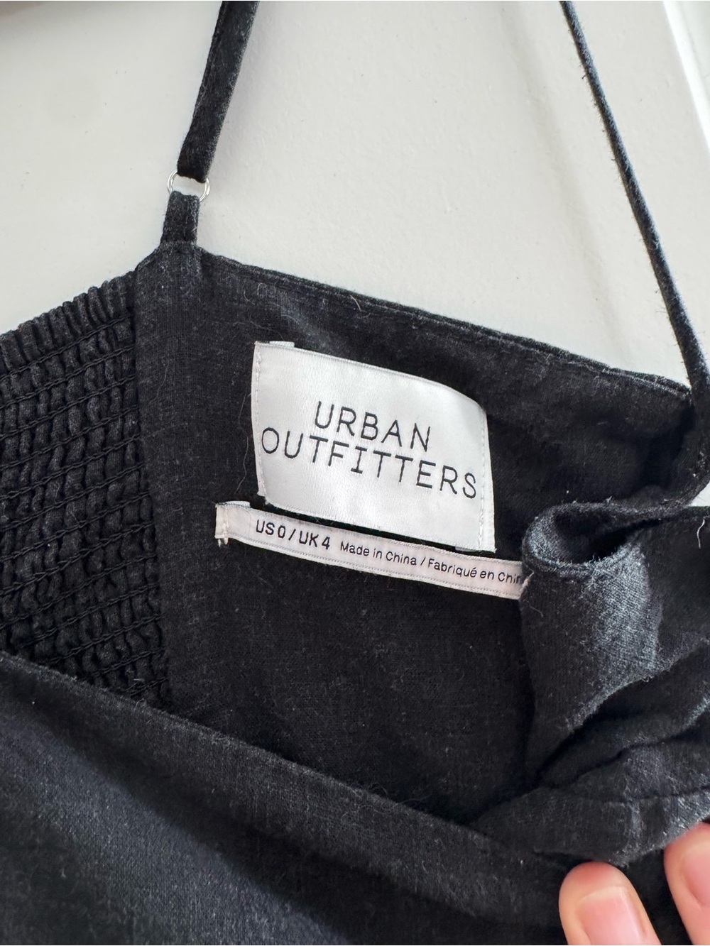 Urban Outfitters Black Wide-Leg Linen-Blend Jumpsuit - Picture 8 of 8